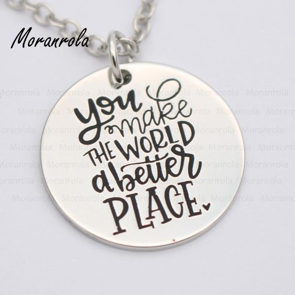 pendant necklaces arried"you make the world a better place" copper necklace keychain,charm hand stamped jewelry inspirational teac, Silver
pendant necklaces arried"you make the world a better place" copper necklace keychain,charm hand stamped jewelry inspirational teac, Silver