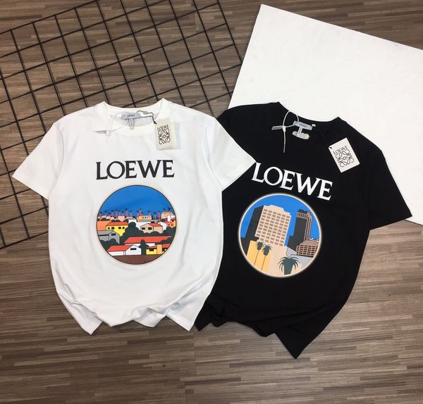 21fw limited men casual tshirt designers lõewe print short sleeve tee, White;black
21fw limited men casual tshirt designers lõewe print short sleeve tee, White;black