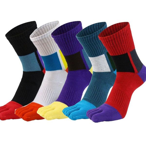 men's socks 5 pairs fashion brand five fingers patchwork foot compression casual sokken mens womens calcetines skarpetki, Black
men's socks 5 pairs fashion brand five fingers patchwork foot compression casual sokken mens womens calcetines skarpetki, Black