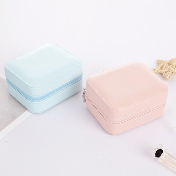 storage boxes & bins small simple ear nail earrings jewelry box pink wathet mini makeup case compact with zipper
storage boxes & bins small simple ear nail earrings jewelry box pink wathet mini makeup case compact with zipper