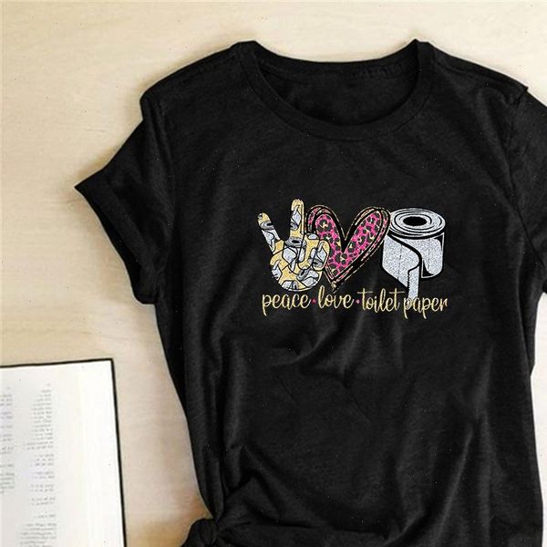 peace love toilet paper pattern letter print funny t shirts women aesthetic 2021 women clothes round neck pullover vogue, White
peace love toilet paper pattern letter print funny t shirts women aesthetic 2021 women clothes round neck pullover vogue, White