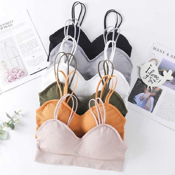 arrival women seamless bras double slim strap push up bra lingerie female bralette without bracket camisoles & tanks, Black;white
arrival women seamless bras double slim strap push up bra lingerie female bralette without bracket camisoles & tanks, Black;white