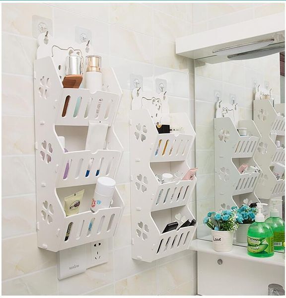 hooks & rails bathroom shelf wall-mounted rack storage cosmetic debris box easy to assemble household item
hooks & rails bathroom shelf wall-mounted rack storage cosmetic debris box easy to assemble household item