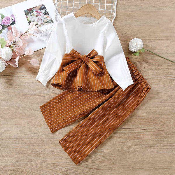 bear leader girls baby clothing sets toddler fashion spring fall children's bow kids patchwork t-shirt stripe suits clothing y220310, White
bear leader girls baby clothing sets toddler fashion spring fall children's bow kids patchwork t-shirt stripe suits clothing y220310, White