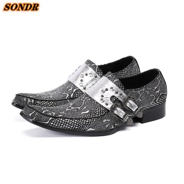 dress shoes men genuine leather rivets snake skin buckle strap oxfords formal designer zapatillas para hombre, Black
dress shoes men genuine leather rivets snake skin buckle strap oxfords formal designer zapatillas para hombre, Black