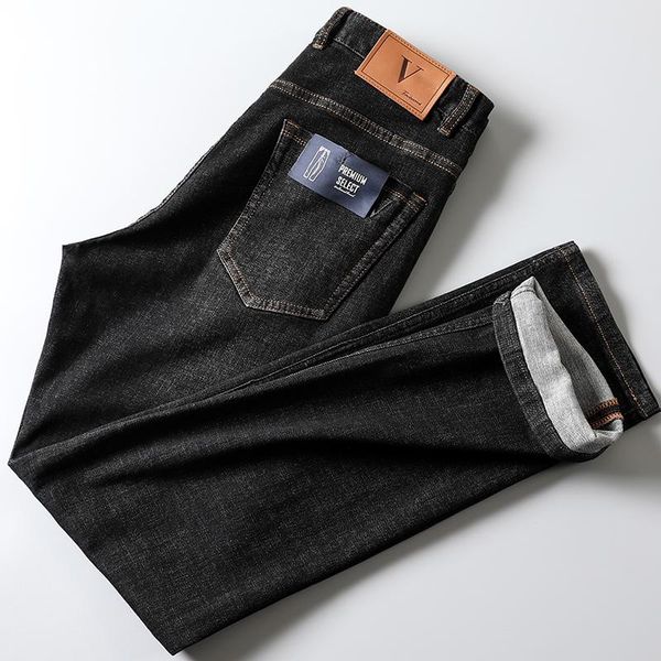 men's jeans good-looking and good to wear all-match black gray wash trousers for men with soft cotton ammonia autumn/winter straight le, Blue
men's jeans good-looking and good to wear all-match black gray wash trousers for men with soft cotton ammonia autumn/winter straight le, Blue