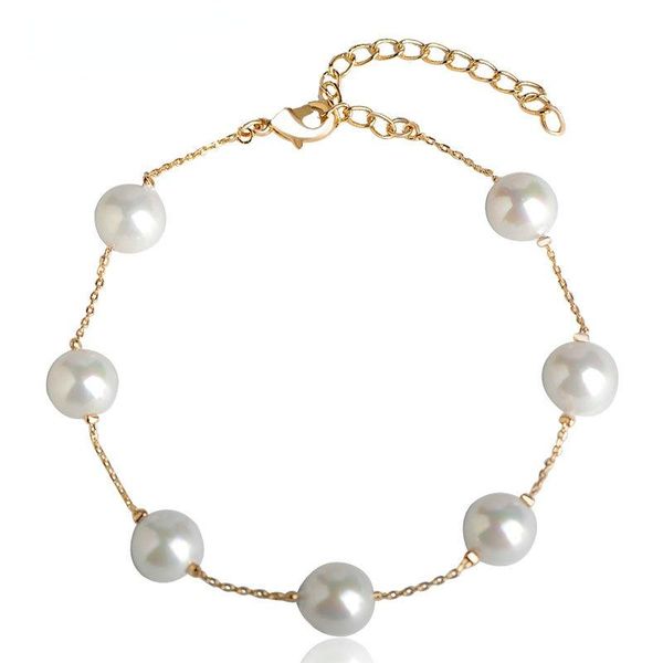 charm bracelets blucome sweet ol style thin chain round simulated pearl bracelet women's wedding party banquet elegant accessories fema, Golden;silver
charm bracelets blucome sweet ol style thin chain round simulated pearl bracelet women's wedding party banquet elegant accessories fema, Golden;silver