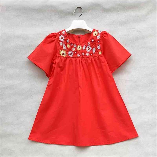 baby girls cotton embroidered summer girl dress wedding kids flower princess children clothes party, Red;yellow
baby girls cotton embroidered summer girl dress wedding kids flower princess children clothes party, Red;yellow