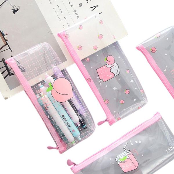 pencil bags 10pcs/lot capacity simple fruit stationery material creative office supplies transparent bag
pencil bags 10pcs/lot capacity simple fruit stationery material creative office supplies transparent bag