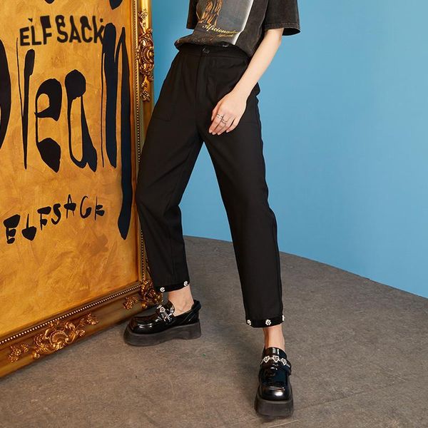 women's pants & capris elfsack solid pure straight smart casual women pants,2021 spring vintage high waist chic pearls hem,korean ladie, Black;white
women's pants & capris elfsack solid pure straight smart casual women pants,2021 spring vintage high waist chic pearls hem,korean ladie, Black;white