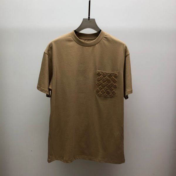 luxury designer men's t shirts cotton tees curved pocket toothbrush embroidery short-sleeved t-shirt size s-2xl brown color, White;black
luxury designer men's t shirts cotton tees curved pocket toothbrush embroidery short-sleeved t-shirt size s-2xl brown color, White;black