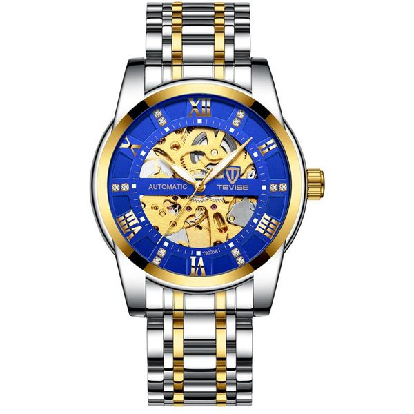 wristwatches men's automatic mechanical watches stainless steel watch for men gold skeleton business wristwatch luxury crystal reloj ho, Slivery;brown
wristwatches men's automatic mechanical watches stainless steel watch for men gold skeleton business wristwatch luxury crystal reloj ho, Slivery;brown