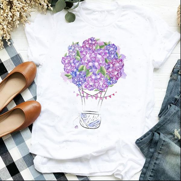 women lady 90s elegant balloon travel vacation floral print t tee womens tshirt female shirt clothes graphic t shirt, White
women lady 90s elegant balloon travel vacation floral print t tee womens tshirt female shirt clothes graphic t shirt, White