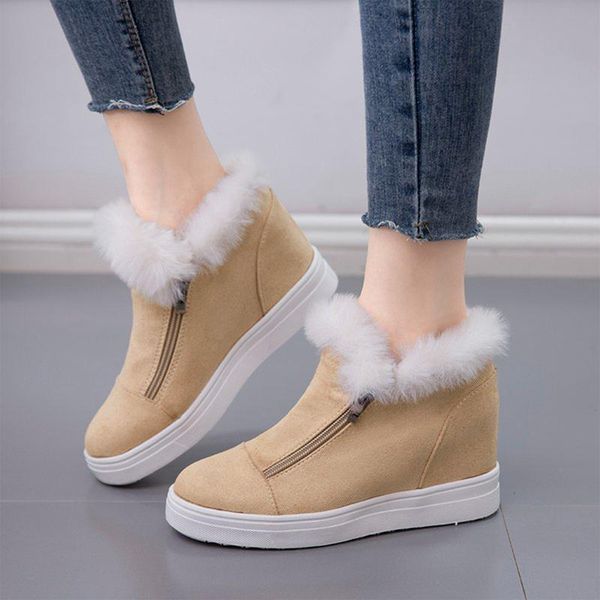 boots winter women's 2021 warm fur ankle woman flat casual shoes women big size short solid color bottine femme, Black
boots winter women's 2021 warm fur ankle woman flat casual shoes women big size short solid color bottine femme, Black