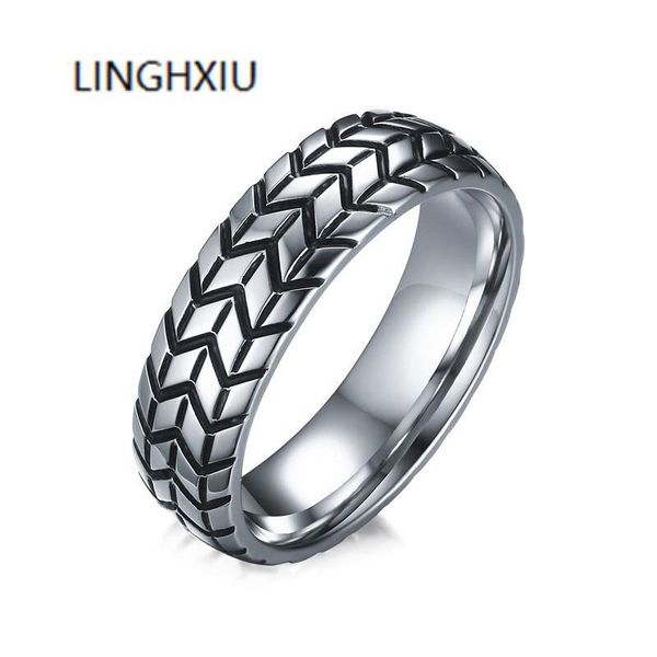 cluster rings meaeguet 6mm classic men's tire ring stainless steel punk for male wedding band jewelry anel masculino bague homme, Golden;silver
cluster rings meaeguet 6mm classic men's tire ring stainless steel punk for male wedding band jewelry anel masculino bague homme, Golden;silver