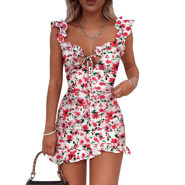 casual dresses fashionable women dress super comfortable printed v neck ruffle frill summer party bodycon sleeveless -b5, Black;gray
casual dresses fashionable women dress super comfortable printed v neck ruffle frill summer party bodycon sleeveless -b5, Black;gray