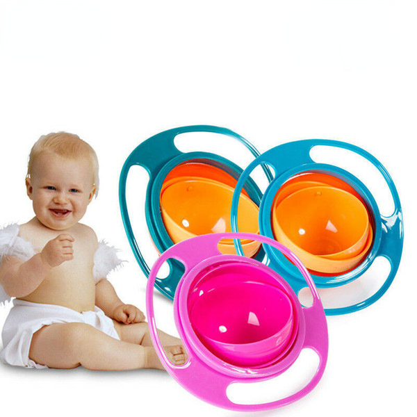 baby anti spill bowl 360 rotate universal gyro gravity kids feeding training cup ufo bowel 8802138
baby anti spill bowl 360 rotate universal gyro gravity kids feeding training cup ufo bowel 8802138