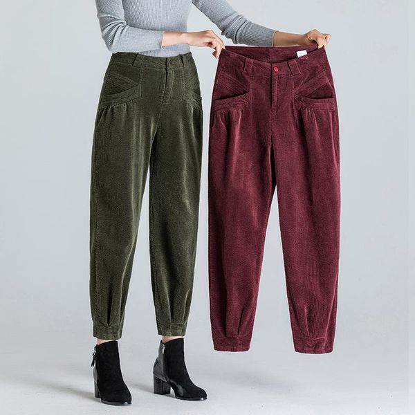 women's pants & capris women autumn winter corduroy trousers casual loose harem high waist wide leg, Black;white
women's pants & capris women autumn winter corduroy trousers casual loose harem high waist wide leg, Black;white