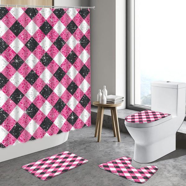 shower curtains geometric lattices curtain stripe simple home decor waterproof bathroom non-slip rug toilet lid cover bath mats
shower curtains geometric lattices curtain stripe simple home decor waterproof bathroom non-slip rug toilet lid cover bath mats
