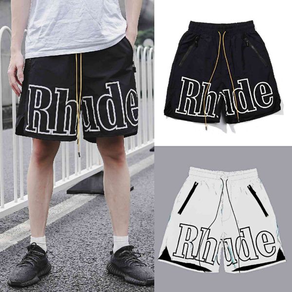 rhu summer letter print drawstring reflective hip hop casual pants beach shorts trendy man, White;black
rhu summer letter print drawstring reflective hip hop casual pants beach shorts trendy man, White;black