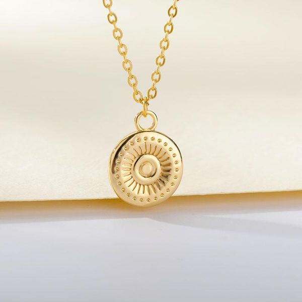 pendant necklaces icftzwe simple round buttons for women men stainless steel gold choker sunflower necklace goth jewelry gift, Silver
pendant necklaces icftzwe simple round buttons for women men stainless steel gold choker sunflower necklace goth jewelry gift, Silver