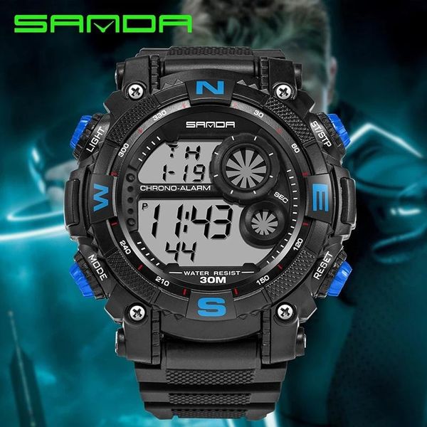 wrist support sport watches mens waterproof digital watch military led satches alarm electronic clock for children kids, Black;red
wrist support sport watches mens waterproof digital watch military led satches alarm electronic clock for children kids, Black;red
