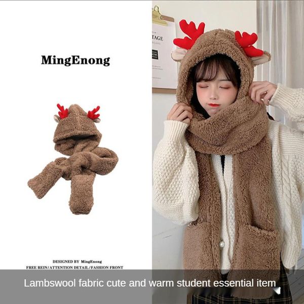 hats, scarves & gloves sets winter christmas head scarf women hijab warm hat cute plush fawn ears thickened bib, Blue;gray
hats, scarves & gloves sets winter christmas head scarf women hijab warm hat cute plush fawn ears thickened bib, Blue;gray