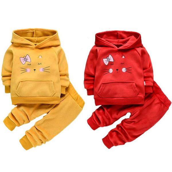 1-4 years winter girls clothing set warm plush children cartoon hoodies jacket and pants kids sportswear infant clothes outfits, White
1-4 years winter girls clothing set warm plush children cartoon hoodies jacket and pants kids sportswear infant clothes outfits, White