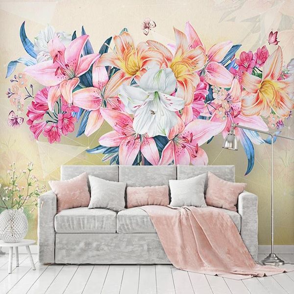 wallpapers drop custom mural wallpaper 3d beautiful lily flowers fresco living room bedroom background wall sticker
wallpapers drop custom mural wallpaper 3d beautiful lily flowers fresco living room bedroom background wall sticker