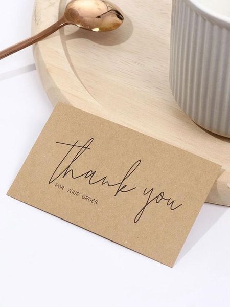 greeting cards 30pcs 9x5.4cm natural kraft paper thank you for your order card small shop gift decoration business
greeting cards 30pcs 9x5.4cm natural kraft paper thank you for your order card small shop gift decoration business