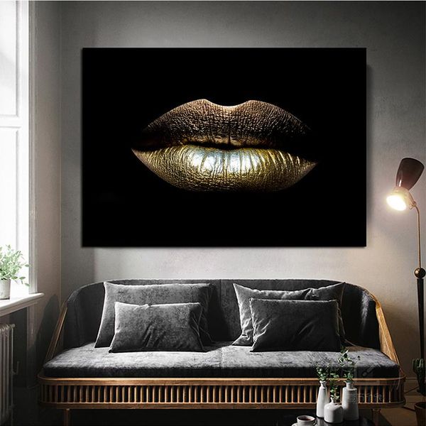 paintings nordic black women gold lips canvas painting modern wall art pictures for corridor living room bedroom home decoration
paintings nordic black women gold lips canvas painting modern wall art pictures for corridor living room bedroom home decoration