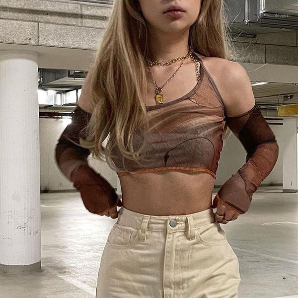 women's t-shirt giyu print brown off the shoulder t shirts y2k women long sleeve halter backless crop ladies fashion vintage, White
women's t-shirt giyu print brown off the shoulder t shirts y2k women long sleeve halter backless crop ladies fashion vintage, White
