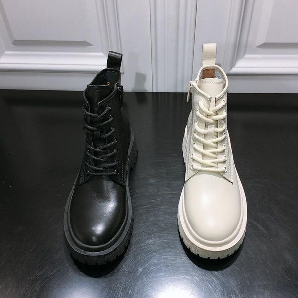 boots style thick 2021 winter lace up casual british leather bottom short woman, Black
boots style thick 2021 winter lace up casual british leather bottom short woman, Black