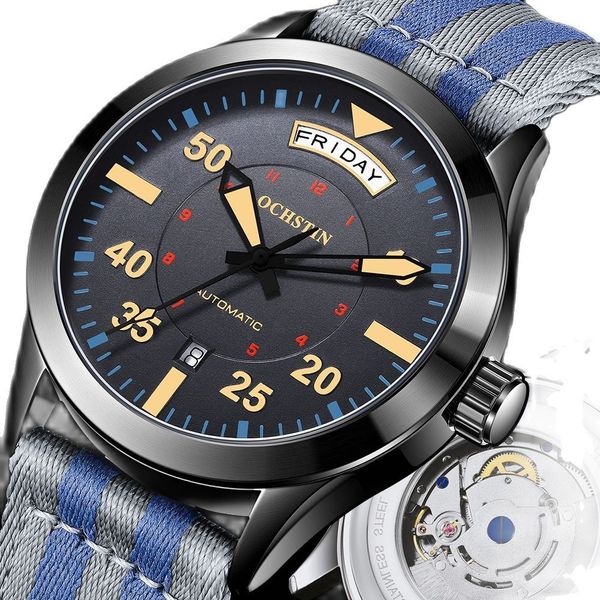 modern men's watches 2021 pilot automatic mechanical military luxury date week double display gifts for men, Slivery;brown
modern men's watches 2021 pilot automatic mechanical military luxury date week double display gifts for men, Slivery;brown