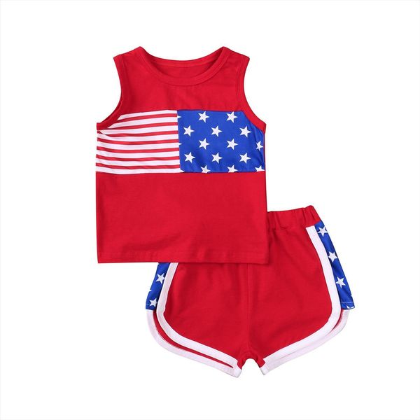 2pcs set 1 5years toddler baby boy girl independence day clothing sleeveless shirt shorts outfit, White
2pcs set 1 5years toddler baby boy girl independence day clothing sleeveless shirt shorts outfit, White