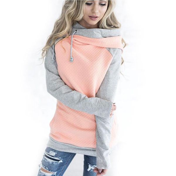 women's hoodies & sweatshirts autumn winter casual women patchwork zipper pullover warm long sleeve hoody with pockets double hood, Black
women's hoodies & sweatshirts autumn winter casual women patchwork zipper pullover warm long sleeve hoody with pockets double hood, Black