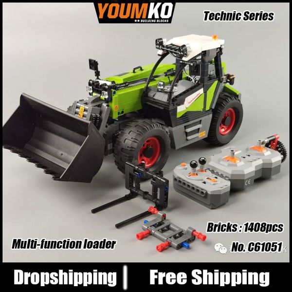 high-tech block mechanical series electric remote control engineering multi-function loader building blocks bricks toys gift moc-35607
high-tech block mechanical series electric remote control engineering multi-function loader building blocks bricks toys gift moc-35607