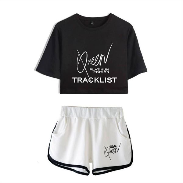 singer eva queen 2d women tracksuits print two piece set shorts lovely t shirt clothes, Gray
singer eva queen 2d women tracksuits print two piece set shorts lovely t shirt clothes, Gray