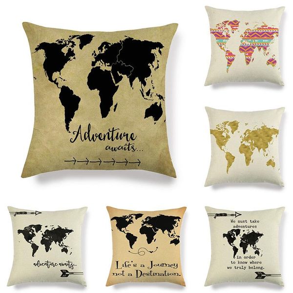 cute vintage map one side print cushion cover linen pillow cover for home sofa seat throw covers decorative 45x45cm
cute vintage map one side print cushion cover linen pillow cover for home sofa seat throw covers decorative 45x45cm