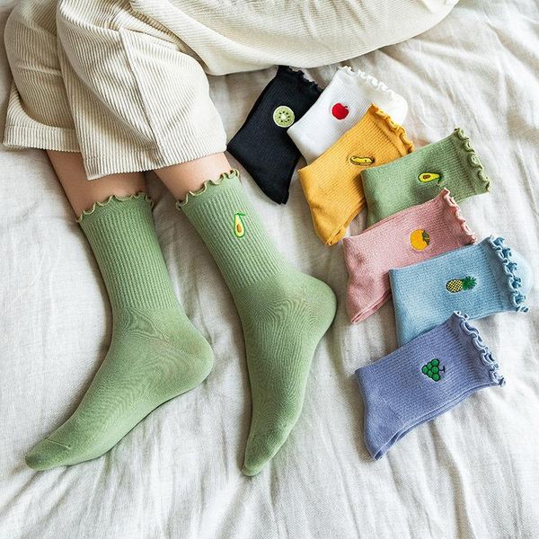 happy socks casual embroidery fruit kiwi grape pineapple orange women socks lace fashion candy color long sox, Black;white
happy socks casual embroidery fruit kiwi grape pineapple orange women socks lace fashion candy color long sox, Black;white