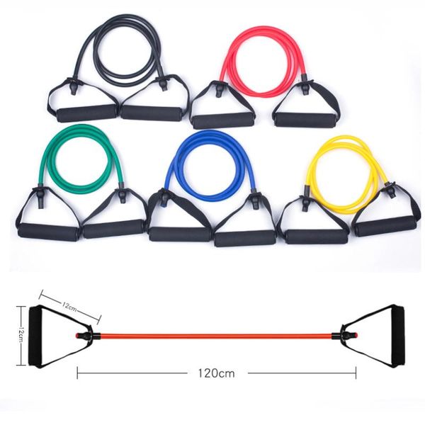 resistance bands fitness gym equipment elastic for yoga pull rope workout home excerciser training 5 levels
resistance bands fitness gym equipment elastic for yoga pull rope workout home excerciser training 5 levels