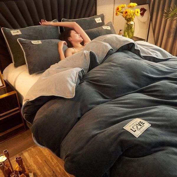bedding sets wostar winter warm solid flannel set double bed super cozy king size quilt cover and pillowcase luxury home textiles
bedding sets wostar winter warm solid flannel set double bed super cozy king size quilt cover and pillowcase luxury home textiles