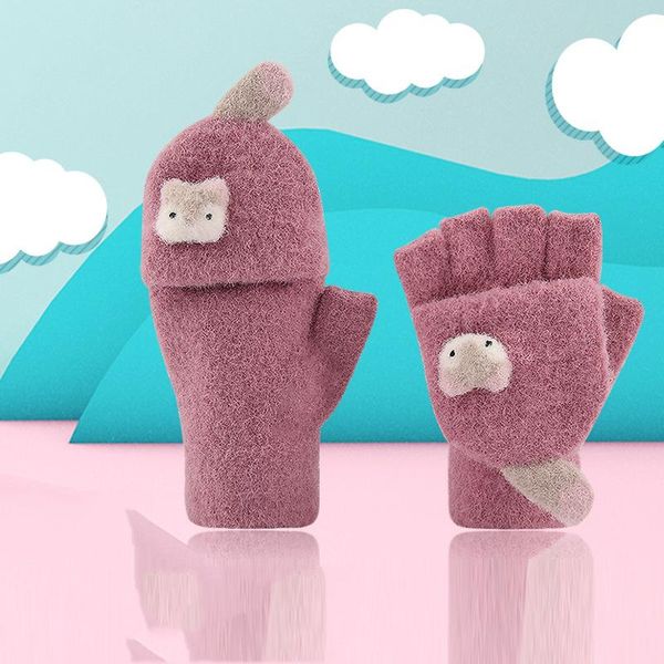 five fingers gloves winter women woolen knitted autumn hand warmer thicken lining full fingered mittens skiing short wrist, Blue;gray 
five fingers gloves winter women woolen knitted autumn hand warmer thicken lining full fingered mittens skiing short wrist, Blue;gray