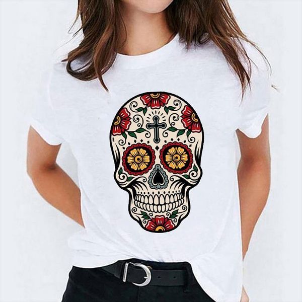 and women 90s floral mens skull womens short sleeve trend halloween print lady shirts female tee graphic, White;black
and women 90s floral mens skull womens short sleeve trend halloween print lady shirts female tee graphic, White;black