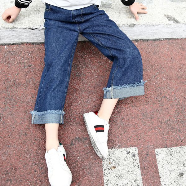 childrens pants girl pants spring and autumn fashion big childrens denim wide-legged pants casual, Blue
childrens pants girl pants spring and autumn fashion big childrens denim wide-legged pants casual, Blue