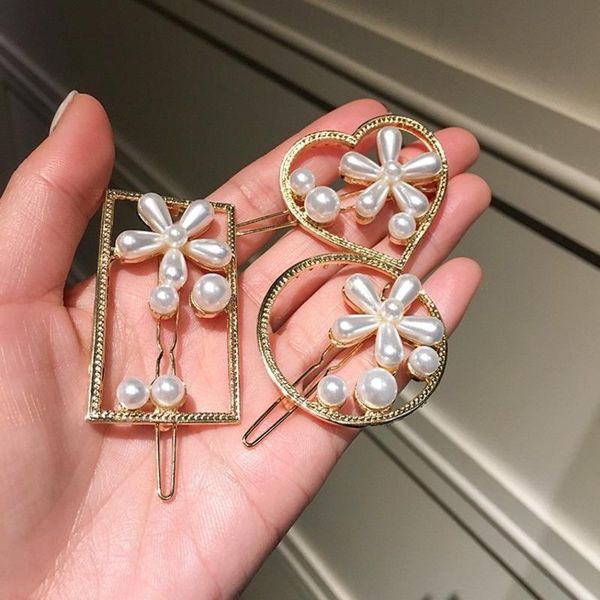 hair clips & barrettes 2021 korean version of the simulation pearl flower geometry center hairpin female bangs clip accessories, Golden;silver
hair clips & barrettes 2021 korean version of the simulation pearl flower geometry center hairpin female bangs clip accessories, Golden;silver