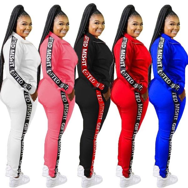 women's two piece pants bjyl 2021 set for woman letters patchwork sports and leisure 2 women tracksuits outwear, White
women's two piece pants bjyl 2021 set for woman letters patchwork sports and leisure 2 women tracksuits outwear, White