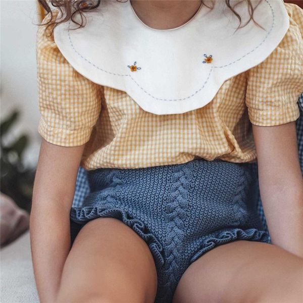 shorts fashion children spring summer cute cartoon lattice flower bud pants boys girl knitting bloomers three to eight years old, Black
shorts fashion children spring summer cute cartoon lattice flower bud pants boys girl knitting bloomers three to eight years old, Black