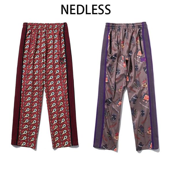 men's pants awge needles men women brand clothing butterfly embroidery ribbon sweatpants digital printing trousers, Black
men's pants awge needles men women brand clothing butterfly embroidery ribbon sweatpants digital printing trousers, Black