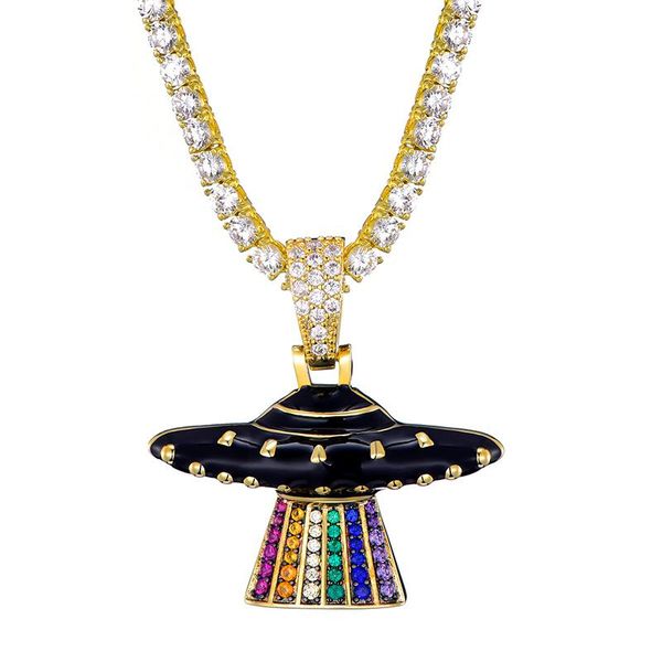 pendant necklaces hip hop iced out micro paved colorful cubic zirconia alien ufo necklace for men rapper jewelry with tennis chain, Silver
pendant necklaces hip hop iced out micro paved colorful cubic zirconia alien ufo necklace for men rapper jewelry with tennis chain, Silver